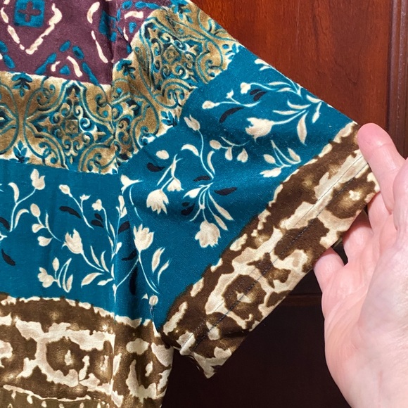 Sharon Anthony Multicolor Patterned size 3X Top - Picture 3 of 16